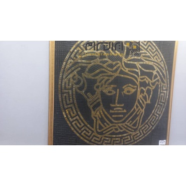 تابلو کاشی و سرامیک استخری اجرا شده طرح ورساچه-کاشی البرز-Pool Ceramic Tile Panel