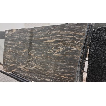 سنگ اسلب خارجی طرح آمبر مشکی-Slab Stone Amber Design 