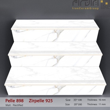 سرامیک  پله طرح 898 ابعاد-100*35-کاشی و سرامیک یقین-Step Ceramic 898 Yaghin Tile