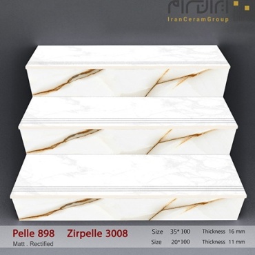سرامیک پله طرح 898 طلایی ابعاد-100*35-کاشی و سرامیک یقین-Step Ceramic 898 Yaghin Tile