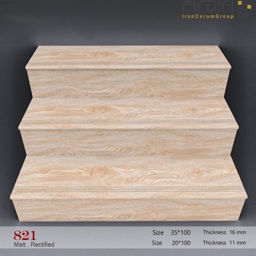 سرامیک پله طرح 821 ابعاد-100*35-کاشی و سرامیک یقین-Step Ceramic 821 Yaghin Tile