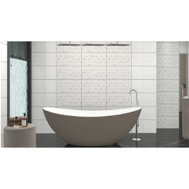 سرامیک طرح کانتونا طوسی روشن ابعاد-60*30-کاشی اطلس مهریز-Ceramic Cantona Atlas Tile