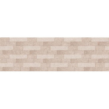 سرامیک طرح کاستلو آجرنما کرم تیره ابعاد 100*30-کاشی سورنا-Castello Design Ceramics