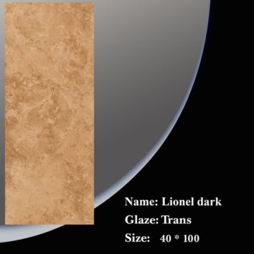 سرامیک طرح لیونل قهوه ای تیره ابعاد-100*40-ویرا سرام- Ceramic Lionel Vira Ceram