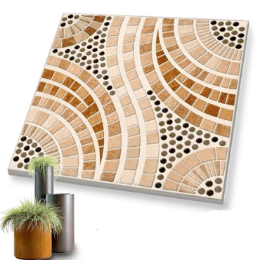 سرامیک مدل لونا قهوه ای-60*60-کاشی جواهر میبد-Ceramic Lona Javaher Tile