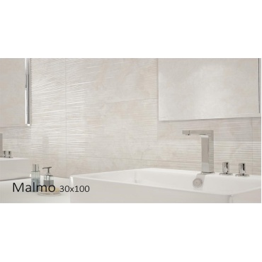 سرامیک طرح مالمو دکور کرم روشن ابعاد 100*30-کاشی سورنا-Malmo Design Ceramics