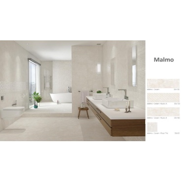 سرامیک طرح مالمو دکور کرم روشن ابعاد 100*30-کاشی سورنا-Malmo Design Ceramics