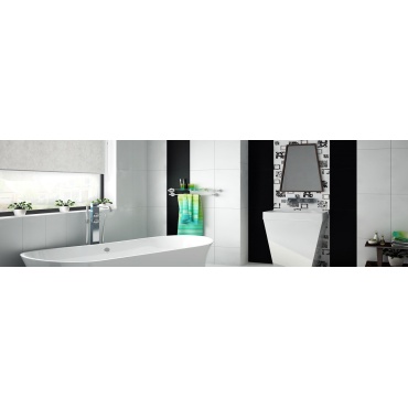 سرامیک طرح موناکو سفید دکور B ابعاد-60*30-کاشی اطلس مهریز-Ceramic Monaco Atlas Tile