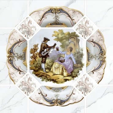 سرامیک طرح میعاد ابعاد 30*30-سرامیک طلا سرام-Ceramic Miaad Tala Ceram