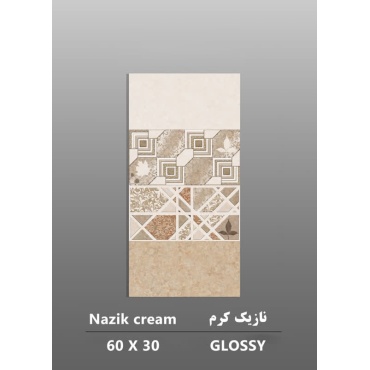 سرامیک طرح نازیک ابعاد-60*30-داریوش سرام کویر-Ceramic Nazik Dariush Ceram Kavir