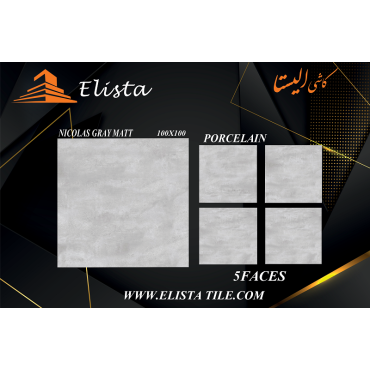 سرامیک طرح نیکولاس طوسی روشن ابعاد 100*100-سرامیک الیستا-Ceramic Nicholas Elista Tile