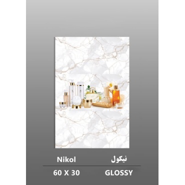 سرامیک طرح نیکول ابعاد-60*30-داریوش سرام کویر-Ceramic Nikol Dariush Ceram Kavir