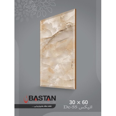 سرامیک طرح اونیکس کرم روشن ابعاد 60*30-کاشی باستان میبد-Onix Design Ceramic