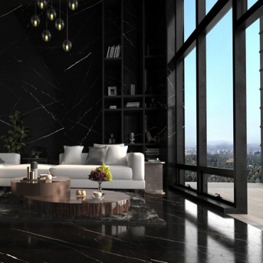 سرامیک اسلب طرح پیترا مشکی ابعاد-300*120-سرامیک الماس کبیر شمس-Slab Ceramic Pietra Almas Kabir Shams