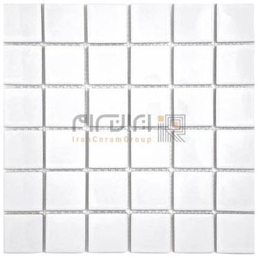 کاشی توری استخری سفید-2.5*2.5-آرتما سرامیک