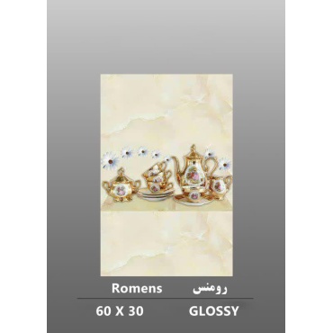 سرامیک طرح رومنس ابعاد-60*30-داریوش سرام کویر-Ceramic Romens Dariush Ceram Kavir