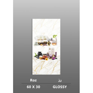 سرامیک طرح رز ابعاد-60*30-داریوش سرام کویر-Ceramic Roz Dariush Ceram Kavir