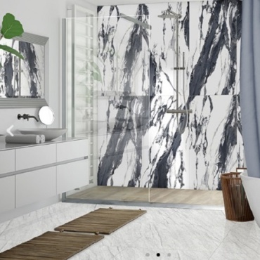 سرامیک طرح روبی سفید مشکی ابعاد-120*60-کاشی و سرامیک طوطیا سرام-Ceramic Ruby Totia Ceram