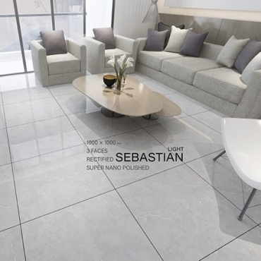 سرامیک طرح سباستین طوسی روشن ابعاد-100*100-کاشی ونوس-Ceramic Sebastin Venus Tile