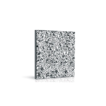 واش بتن برجسته طرح W112 سفید مشکی-40*40-شایان گستر موزاییک-Embossed Concrete Wash W112 Shayan Gostar Mosaic