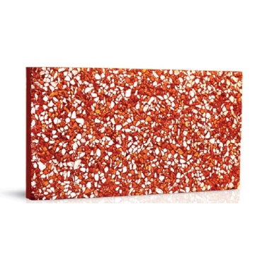واش بتن برجسته طرح W103 سفید قرمز زمینه قرمز-60*30-شایان گستر موزاییک- Embossed Concrete Wash W103 Shayan Gostar Mosaic