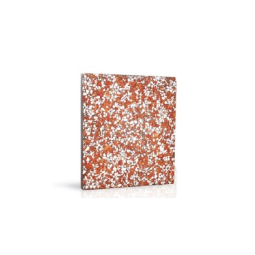 واش بتن برجسته طرح W111 سفید قرمز-40*40-شایان گستر موزاییک-Embossed Concrete Wash W111 Shayan Gostar Mosaic