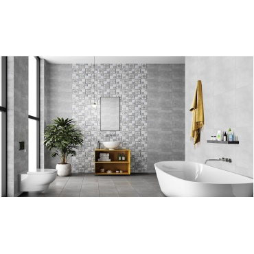 سرامیک طرح وکتور دکور طوسی روشن ابعاد 60*30-کاشی اورست ایده ال-Victor Design Ceramics