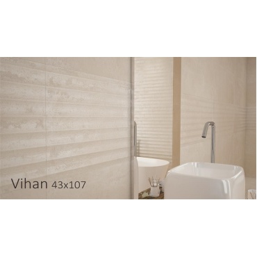 سرامیک طرح ویهان خطی ابعاد 107*43-کاشی سورنا-Vihan Design Ceramics