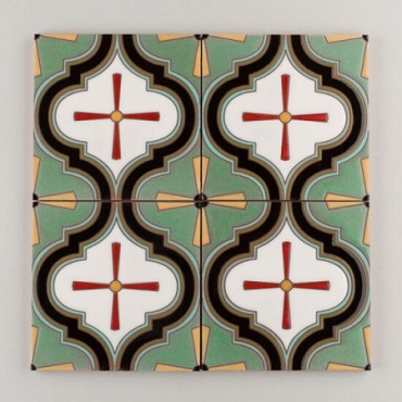 کاشی دست ساز هفت رنگ 0373c_cdc8c ابعاد 20*20-کاشی پنجه پور-Handmade Tiles 0373c_cdc8c Panjeh Pour Home