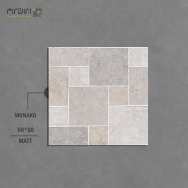 سرامیک طرح موناکو طوسی روشن ابعاد-60*60-کاشی کوثر ابرکوه-Ceramic Monaco Kosar Tile