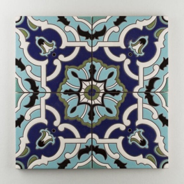 کاشی دست ساز هفت رنگ 5ff27_cdc8c ابعاد 20*20-کاشی پنجه پور-Handmade Tiles 5ff27_cdc8c Panjeh Pour Home