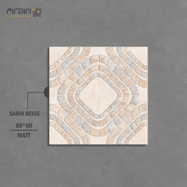 سرامیک طرح سارین بژ روشن ابعاد-60*60-کاشی کوثر ابرکوه-Ceramic Sarin Kosar Tile