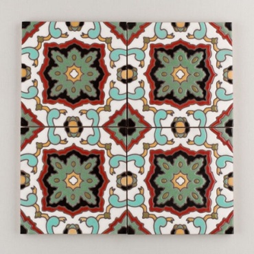 کاشی دست ساز هفت رنگ 9cbb1_cdc8c ابعاد 20*20-کاشی پنجه پور-Handmade Tiles 9cbb1_cdc8c Panjeh Pour Home