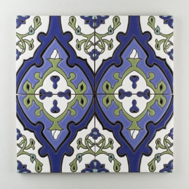 کاشی دست ساز هفت رنگ 9e045_cdc8c ابعاد 20*20-کاشی پنجه پور-Handmade Tiles 9e045_cdc8c Panjeh Pour Home