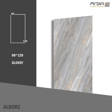 سرامیک طرح البرز طوسی تیره ابعاد-120*60-کاشی کوثر ابرکوه-Ceramic Alborz Kosar Tile