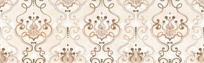 سرامیک طرح آلوا دکور کرم تیره ابعاد-90*30-ستاره میبد-Ceramic Alva Setareh Tile
