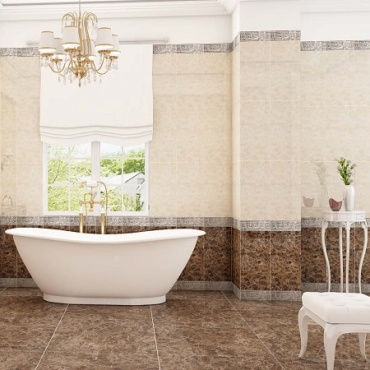 سرامیک طرح امپرادور قهوه ای روشن ابعاد-80*80-آپادانا سرام- Ceramic Emperador Apadana Tile