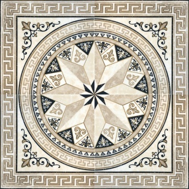 سرامیک سنگ فرش طرح باتیکال ابعاد 60*60-سرامیک سرام آرا-Ceramic Batikal Ceram Ara Tile