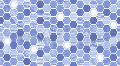 سرامیک استخری طرح چترا آبی تیره ابعاد-60*30-ستاره میبد-Pool Ceramic Chatra Setareh Tile