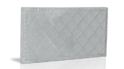 کف پوش بتنی طرح  ضربدری B304 طوسی -60*30-شایان گستر موزاییک- Concrete Flooring B304 Shayan Gostar Mosaic