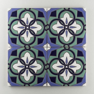کاشی دست ساز هفت رنگ f5baf_cdc8c ابعاد 20*20-کاشی پنجه پور-Handmade Tiles f5baf_cdc8c Panjeh Pour Home