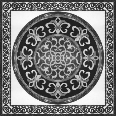 سرامیک سنگ فرش طرح فدریکا مشکی نقره ای ابعاد 60*60-سرامیک سرام آرا-Ceramic Fedrika Ceram Ara Tile