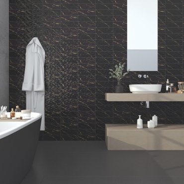 سرامیک طرح اورست رستیک مشکی طلایی ابعاد 30*10-سرامیک سرام آرا-Ceramic Rustic Everest Ceram Ara Tile