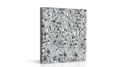 واش بتن برجسته طرح W112 سفید مشکی-40*40-شایان گستر موزاییک-Embossed Concrete Wash W112 Shayan Gostar Mosaic