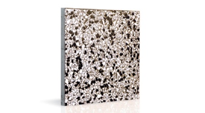 واش بتن ماشینی طرح WM148 سفید مشکی -40*40-شایان گستر موزاییک- Machine Concrete Wash WM148 Shayan Gostar Mosaic