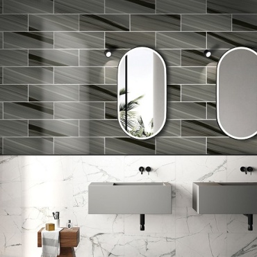 سرامیک طرح یونی طوسی تیره ابعاد 30*10-سرامیک سرام آرا-Ceramic Yuni Ceram Ara Tile