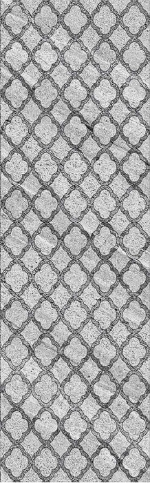 سرامیک طرح پتال دکور طوسی تیره ابعاد 100*40-سرامیک احسان آریا میبد-Ceramic Petal Ehsan Aria Meybod Tile