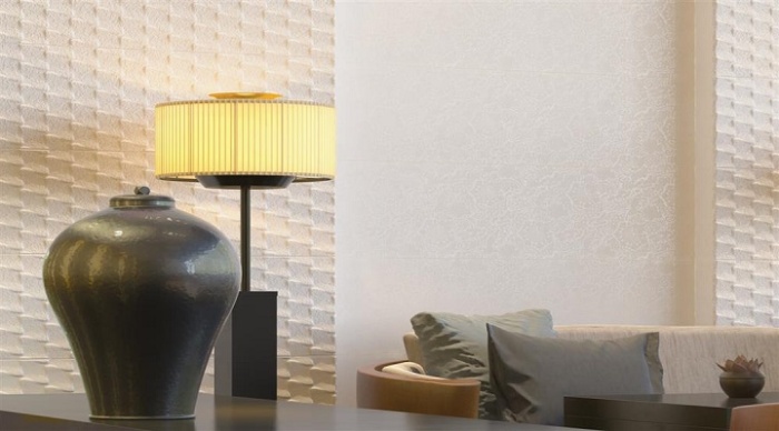 سرامیک طرح رامبلا دکور کرم روشن ابعاد 100*30-کاشی سورنا-Rambela Design Ceramics