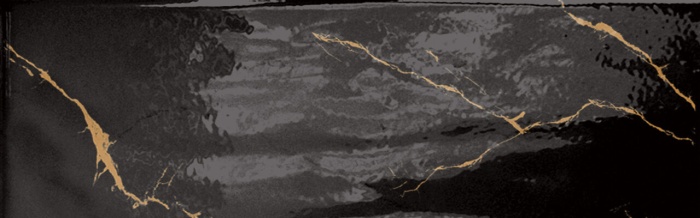 سرامیک طرح اورست رستیک مشکی طلایی ابعاد 30*10-سرامیک سرام آرا-Ceramic Rustic Everest Ceram Ara Tile