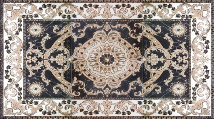 سرامیک سنگ فرش طرح سرن ابعاد 60*60-سرامیک سرام آرا-Ceramic Seren Ceram Ara Tile